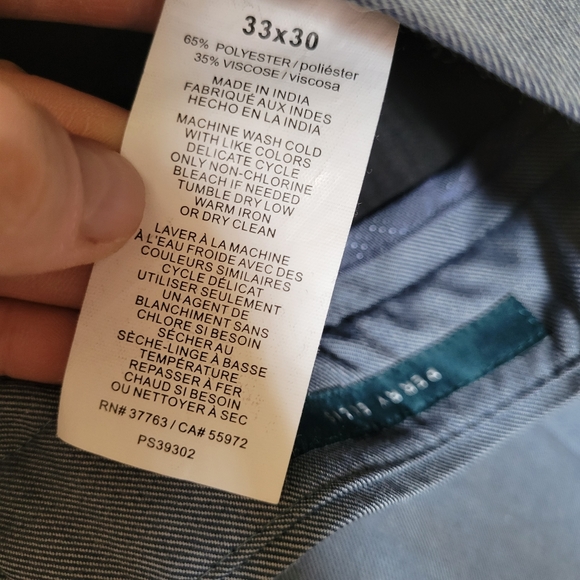 Perry Ellis 42R men's M gray suit  (jacket and trousers) - Picture 6 of 7